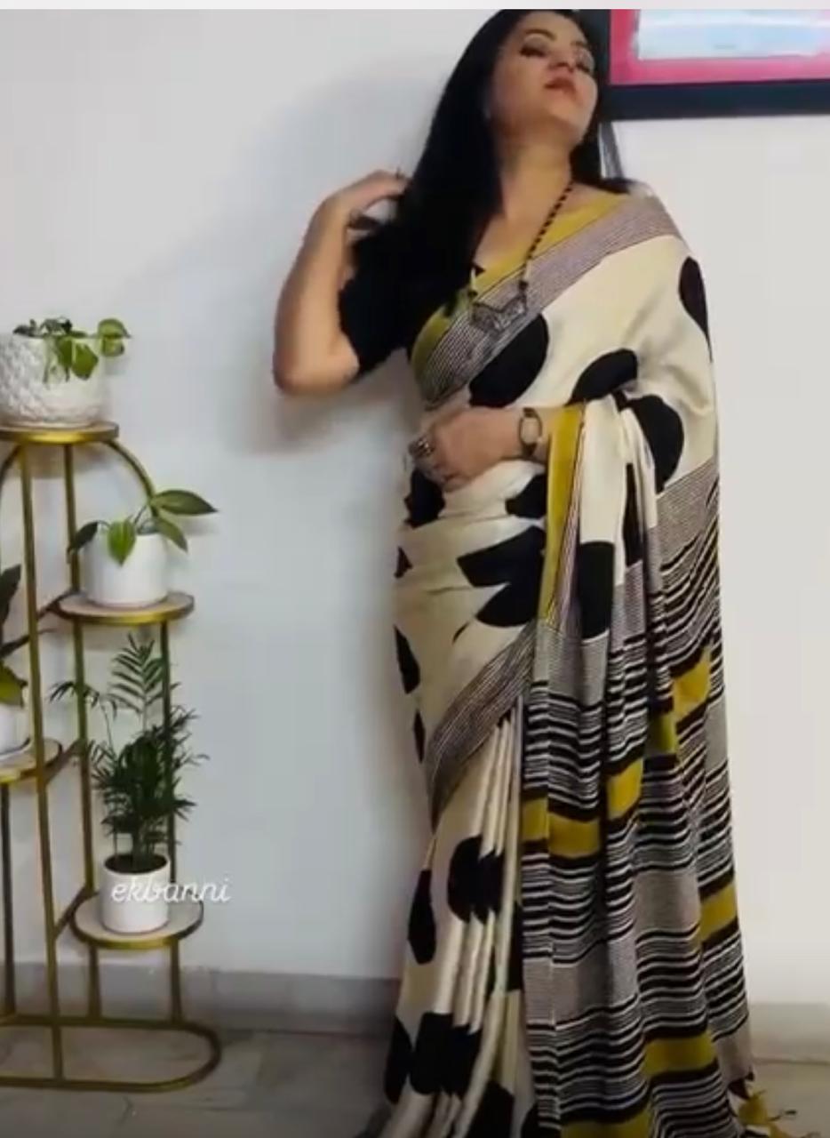 Cream Modal Silk