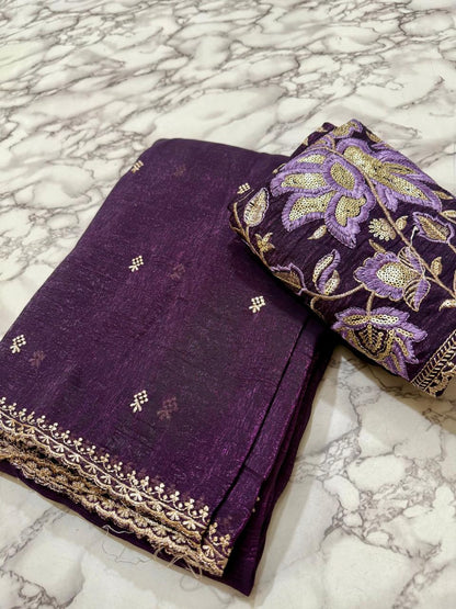 Purple Space  Oraganza Silk