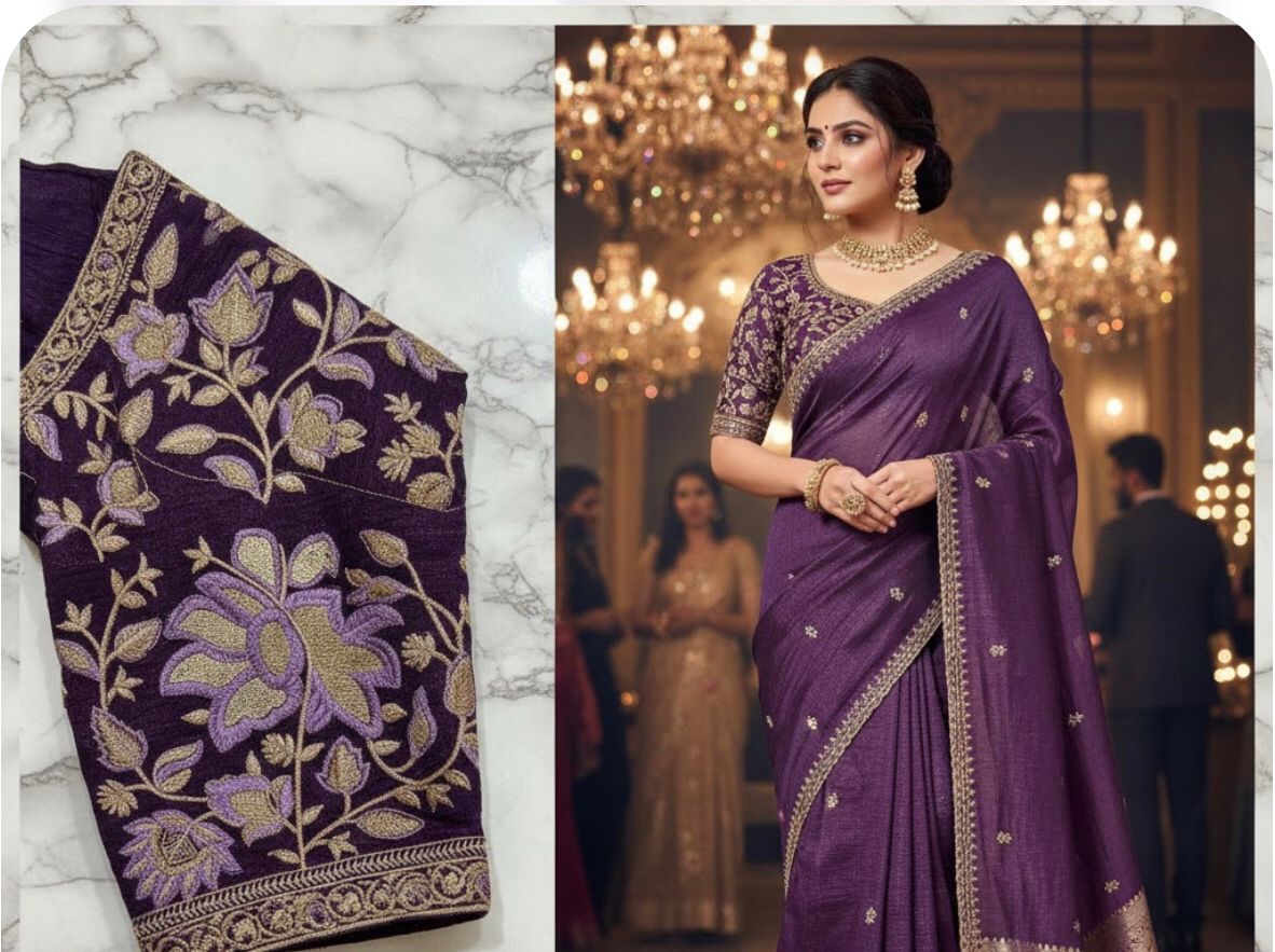 Purple Space  Oraganza Silk