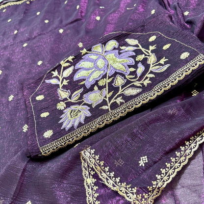 Purple Space  Oraganza Silk