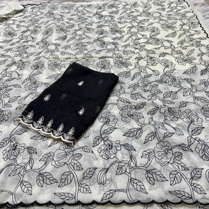 White Soft Organza Silk