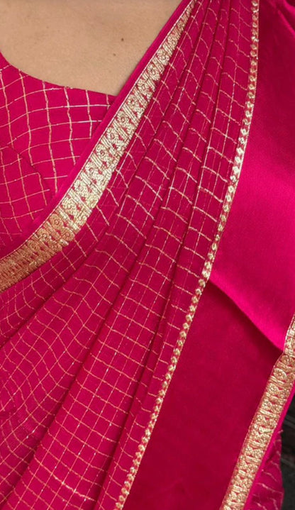 PINK CHINNON SILK