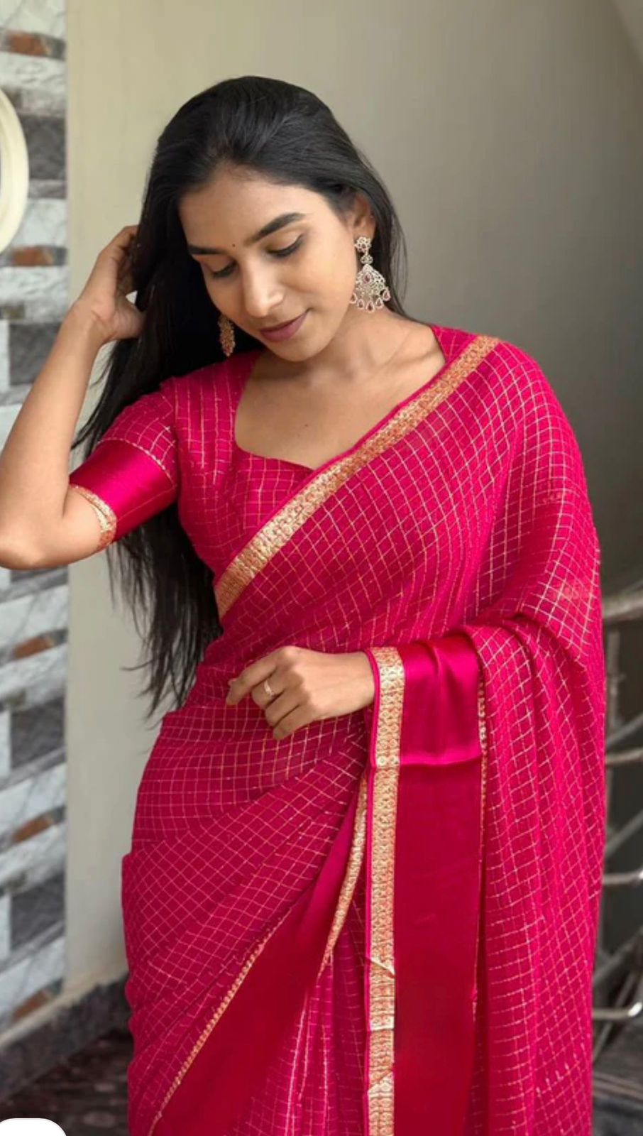PINK CHINNON SILK